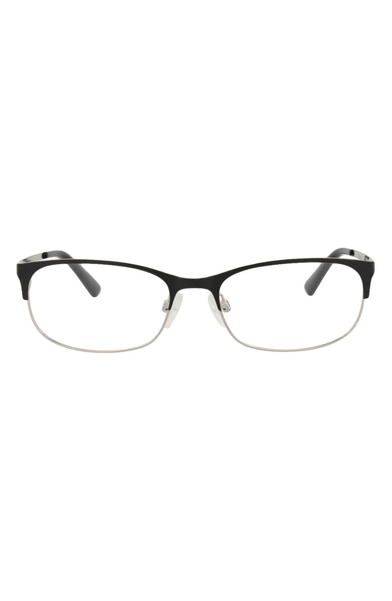 McQueen 53mm Oval Optical Glasses, Main, color,