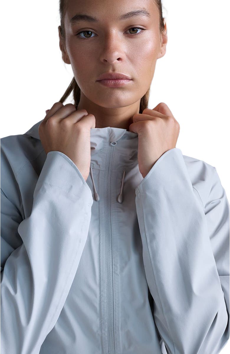 2XU Women's Ignition Shield Waterproof Jacket, Alternate, color, Harbor Mist/Silver Reflective