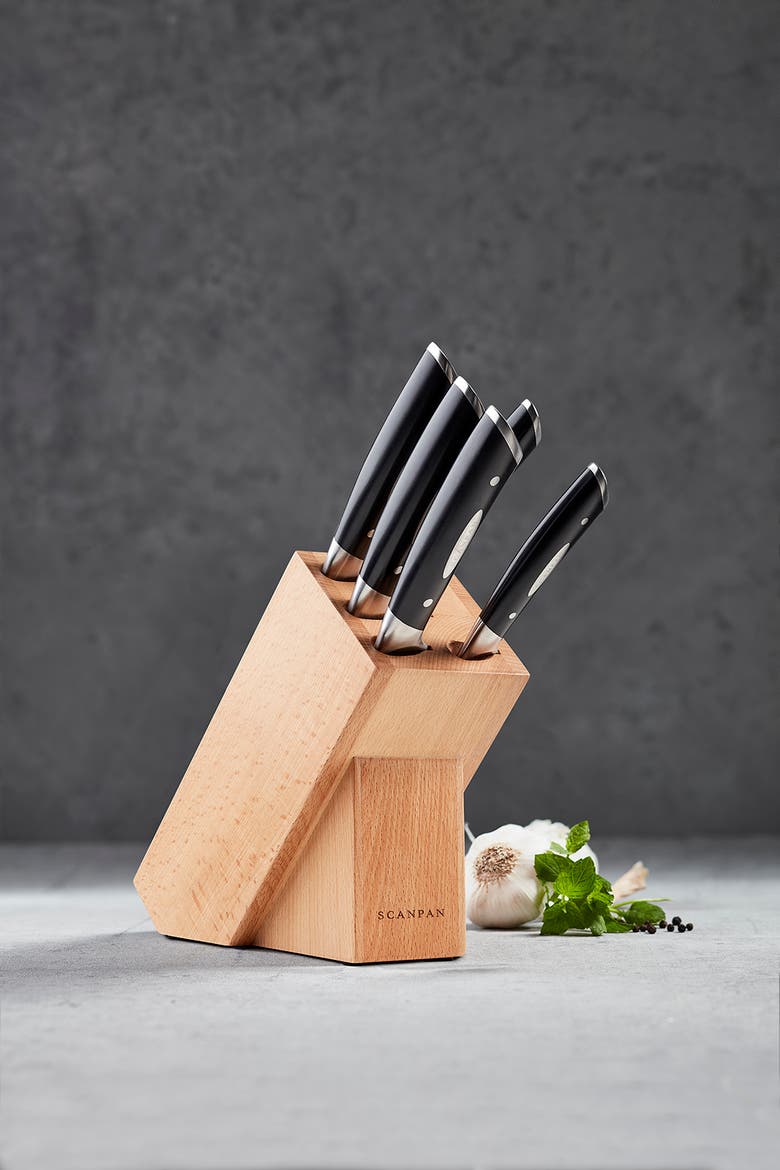 Classic 6-Piece Knife Block Set, Alternate, color, Black
