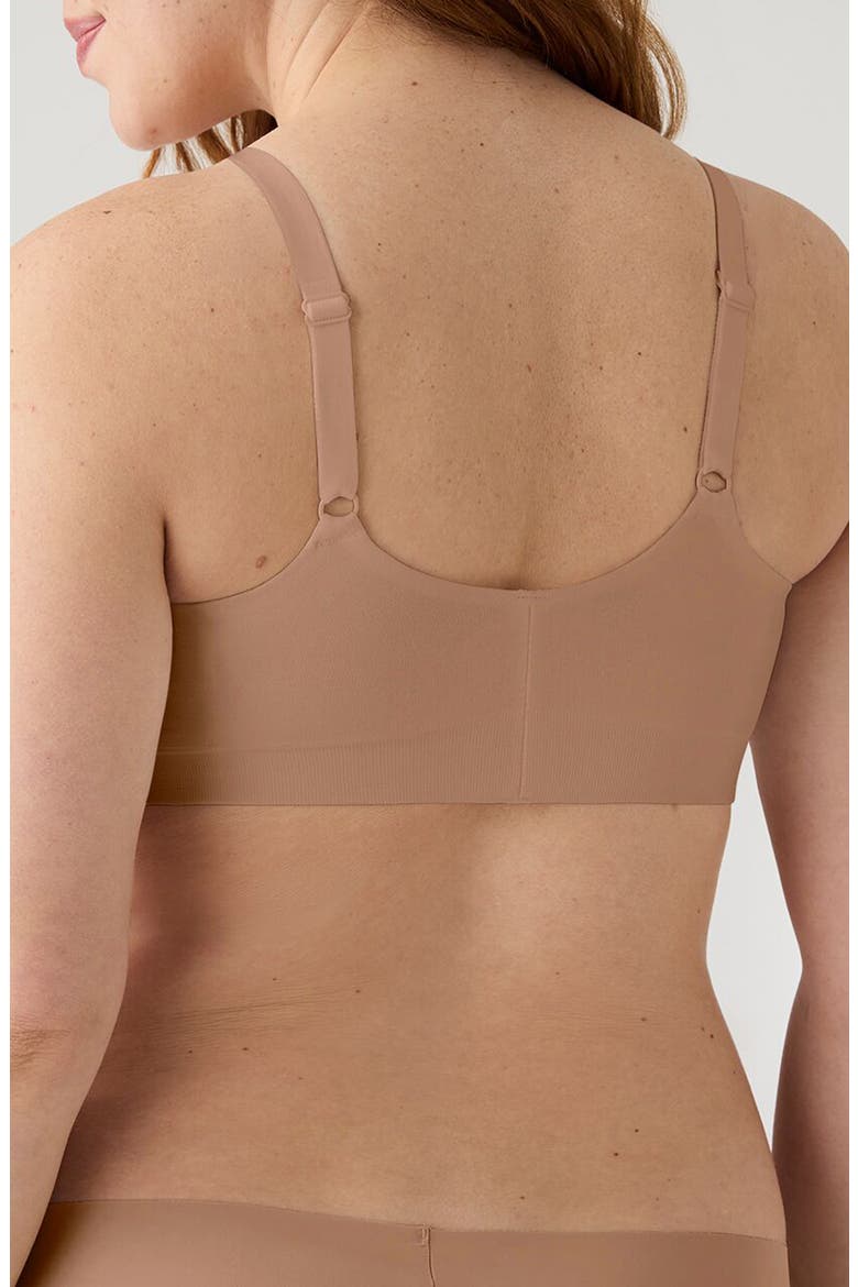 Soft Form V-Neck Adjustable Strap Bralette, Alternate, color, BRONZED