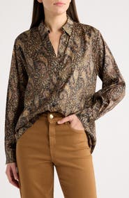Emme Paisley Long Sleeve Shirt
