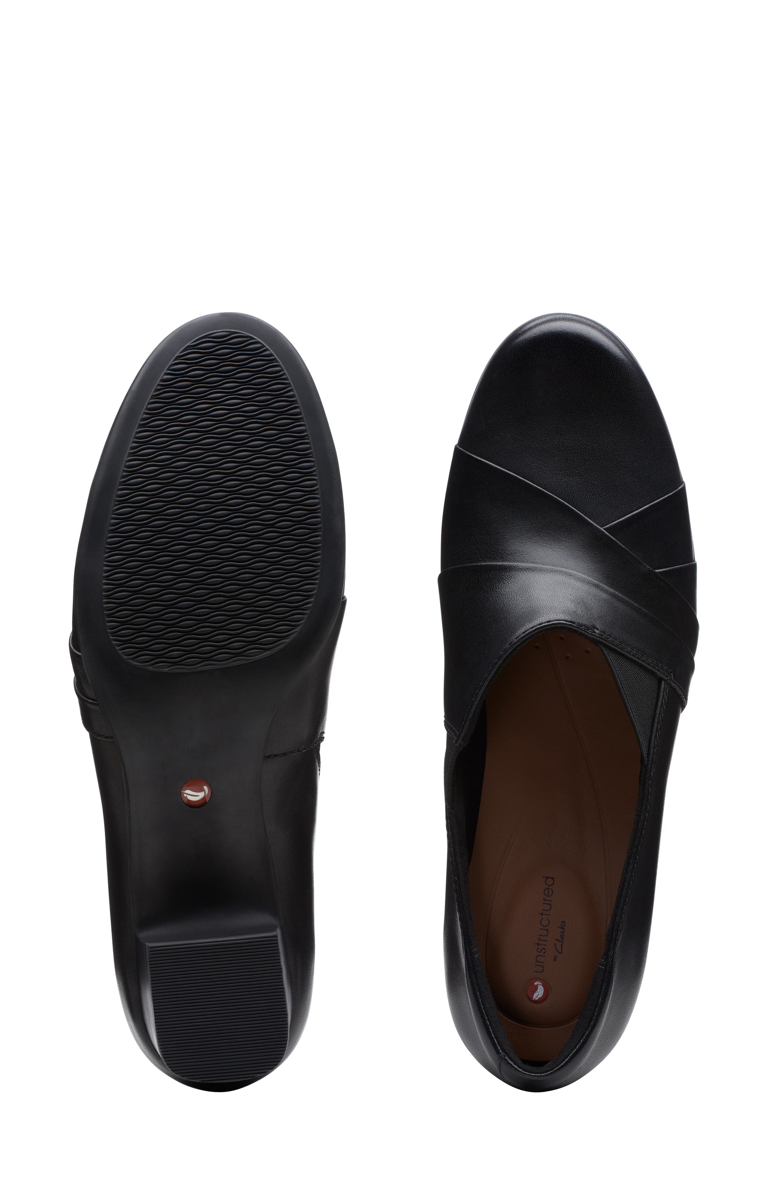 Un Damson Adele Pump, Alternate, color, BLACK LEATHER