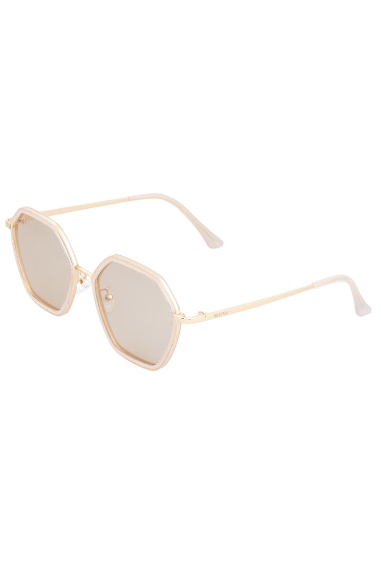 Ariana Polarized Sunglasses, Main, color, Pink/Clear