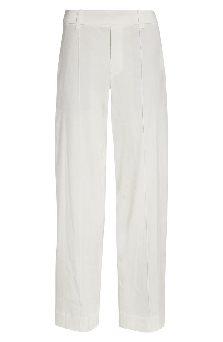 Vince High Waist Pull-On Stretch Linen Blend Pants, Alternate, color,