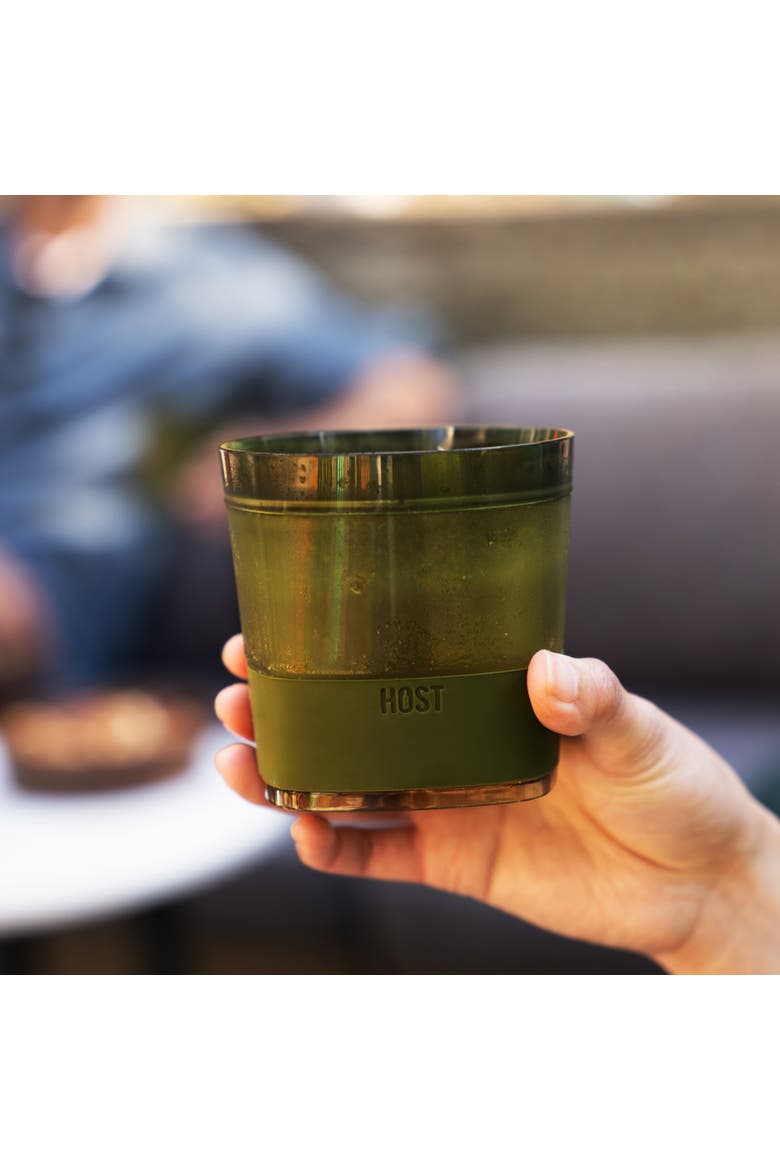 Whiskey FREEZE Cooling Cup Set of 2, Alternate, color, Olive Green