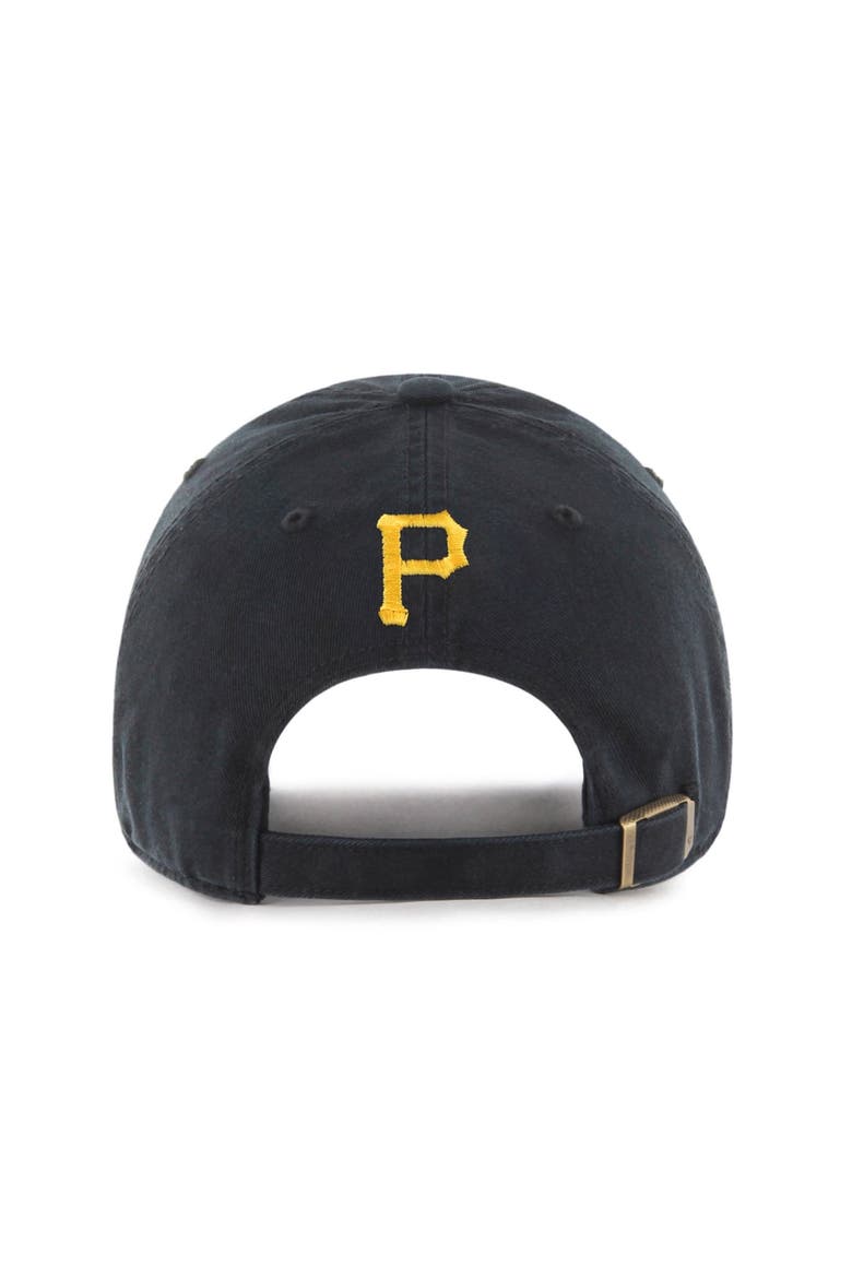 Men's '47  Black Pittsburgh Pirates Ice Cream Helmet Clean Up Adjustable Hat, Alternate, color, Black