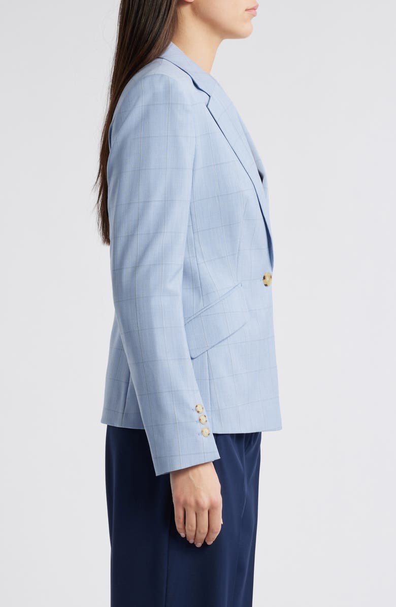 BOSS Jia Windopane Plaid Jacket, Alternate, color,