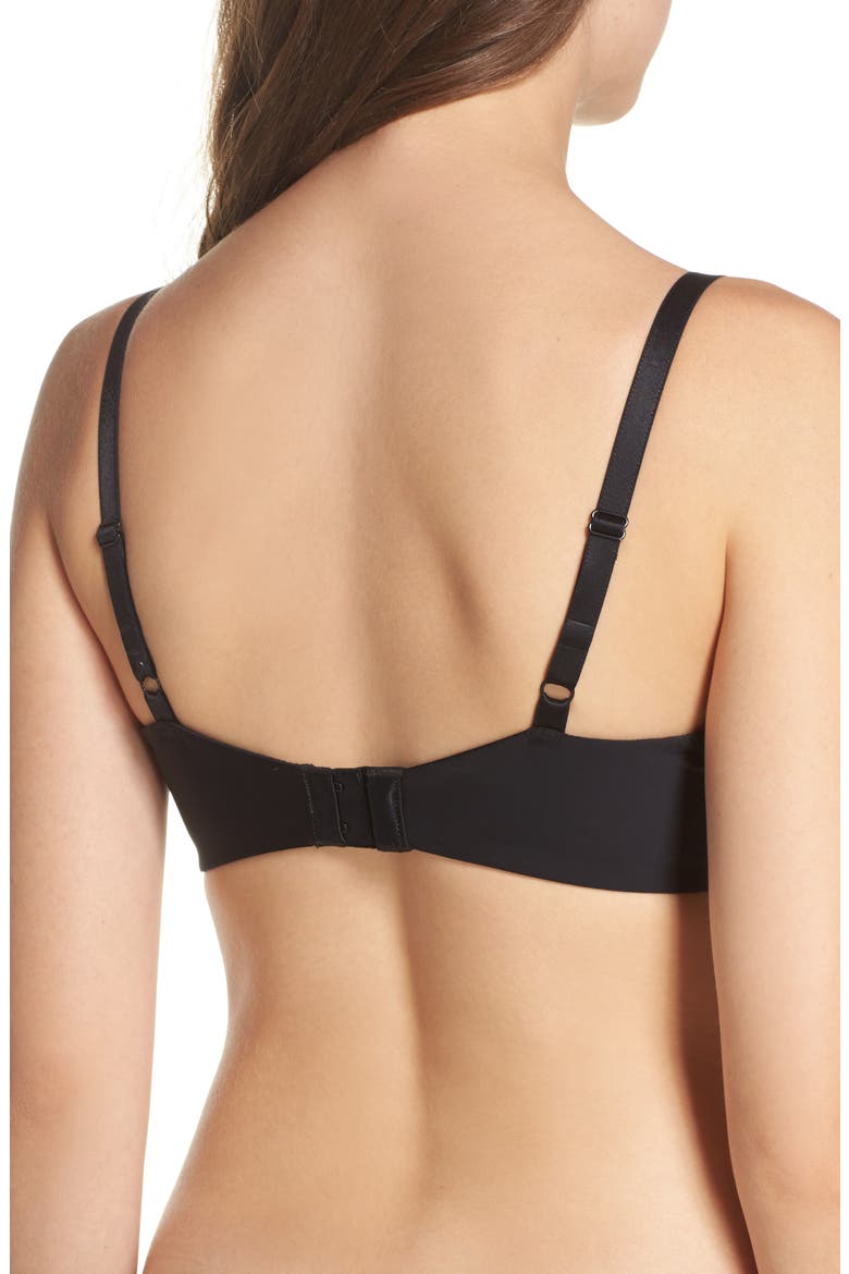 Lace Impression Underwire Bra, Alternate, color, BLACK