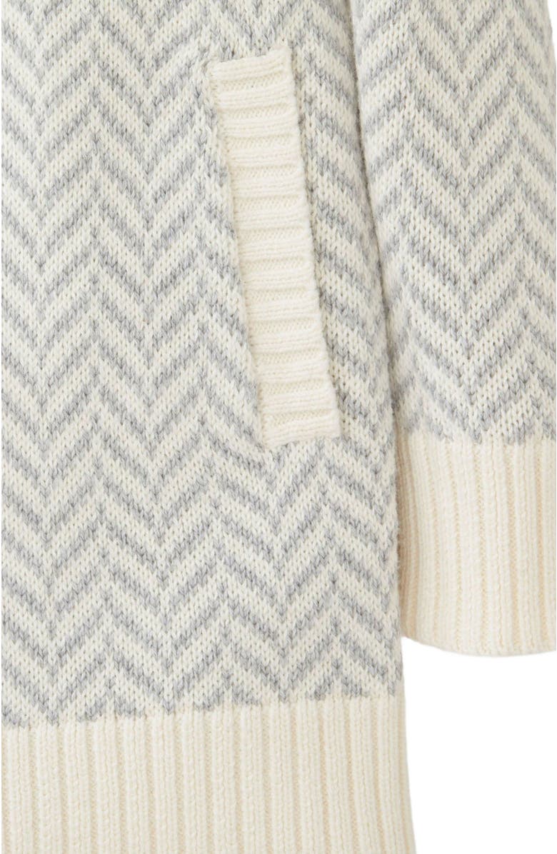 Hope & Henry Girls' Toggle Sweater Cardigan, Kids, Alternate, color,