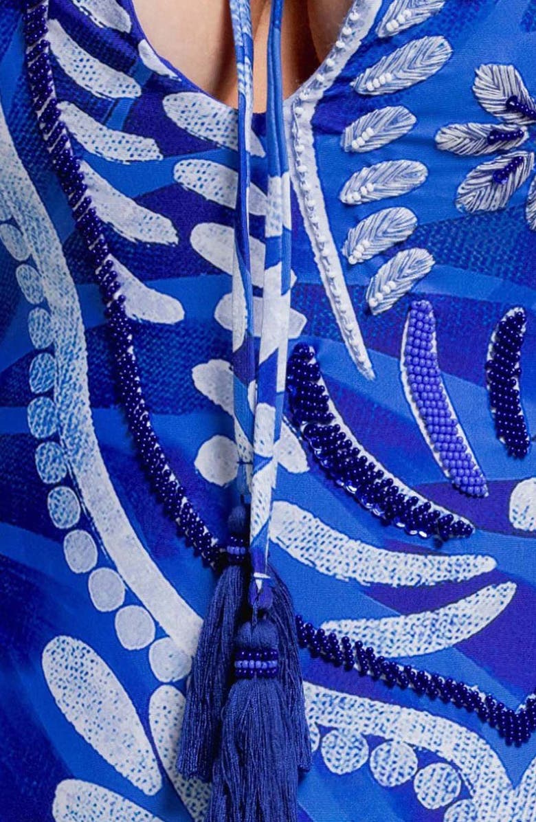 Cosita Linda Tassel Tie Cutout One-Piece Swimsuit, Alternate, color, 