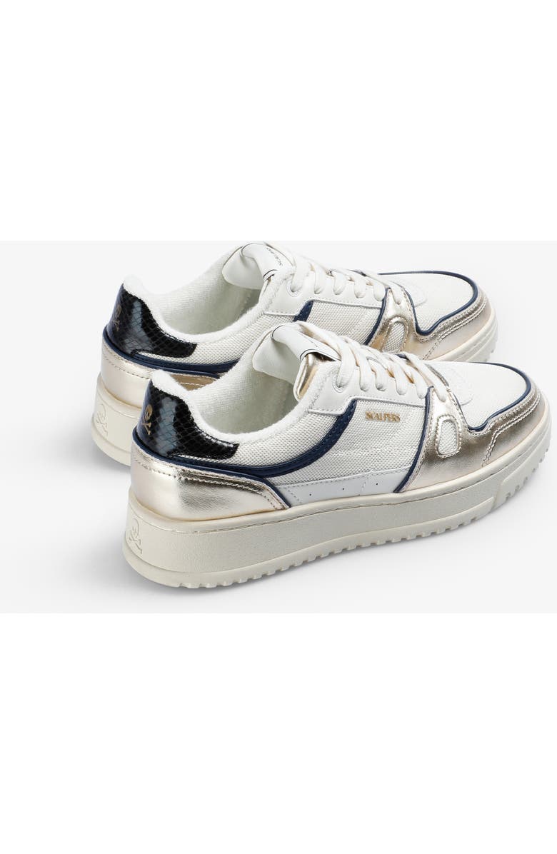 Scalpers Vega Sneakers W, Alternate, color, Gold-Navy