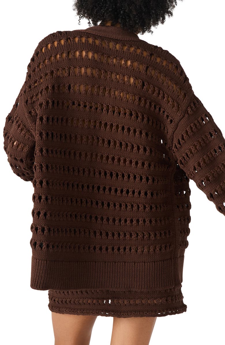 Steve Madden Open Stitch Cardigan, Alternate, color,