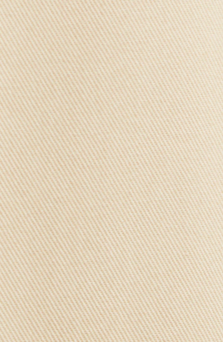 Jean Paul Gaultier Belted Cutout Cotton Straight Leg Pants, Alternate, color, Light Beige