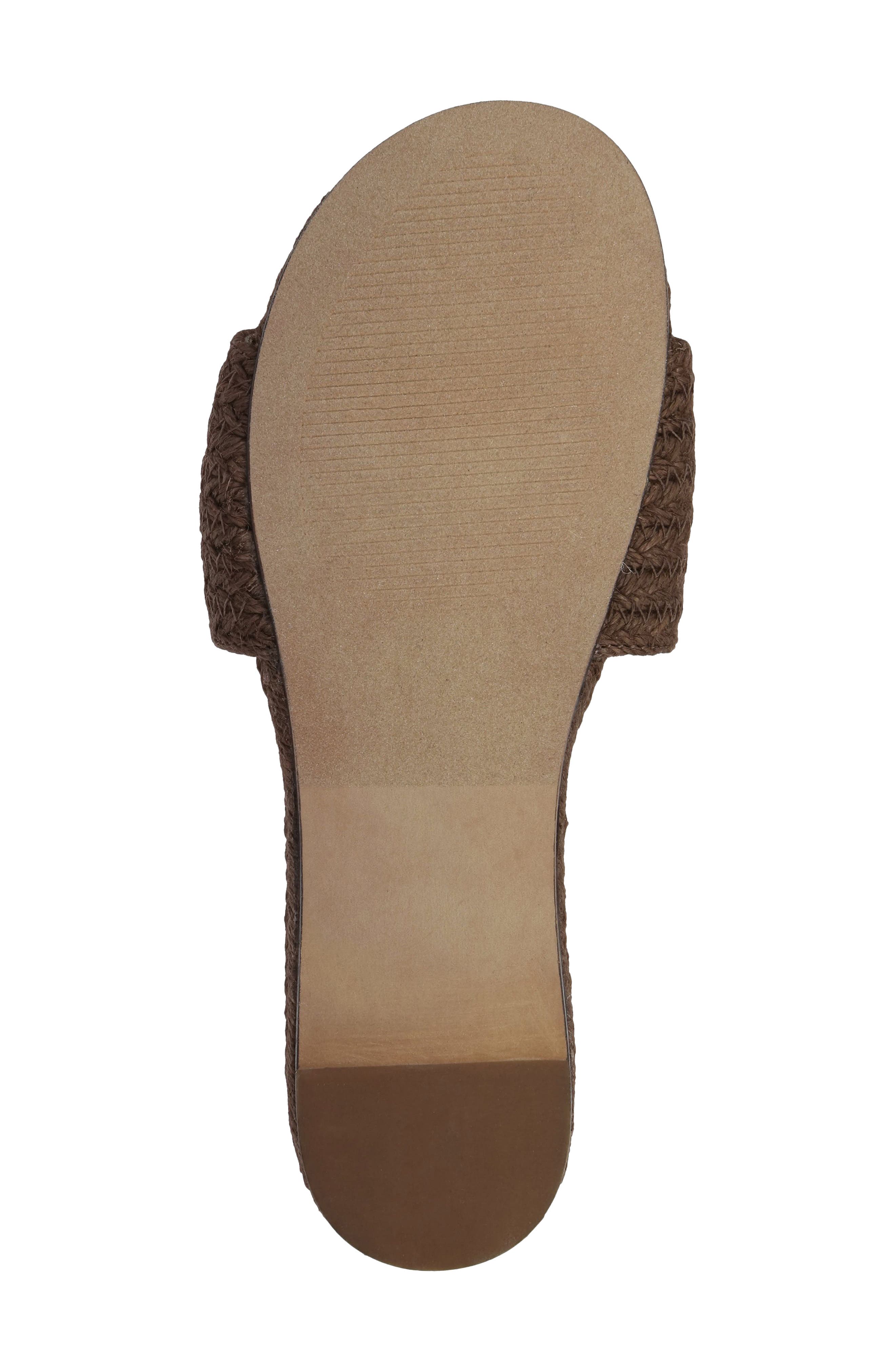MIA Attina Slide Sandal, Alternate, color, Brown Jute