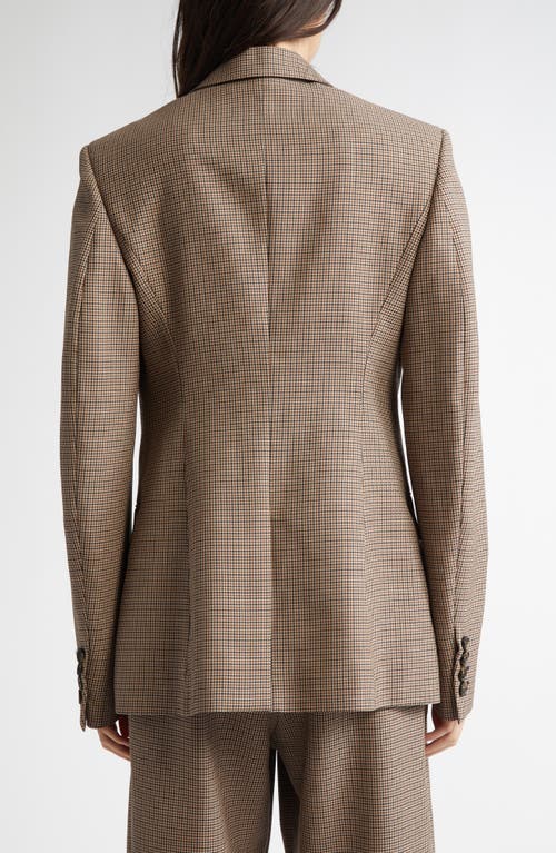 STELLA MCCARTNEY STELLA MCCARTNEY OVERSIZE HOUNDSTOOTH UNLINED WOOL BLAZER 