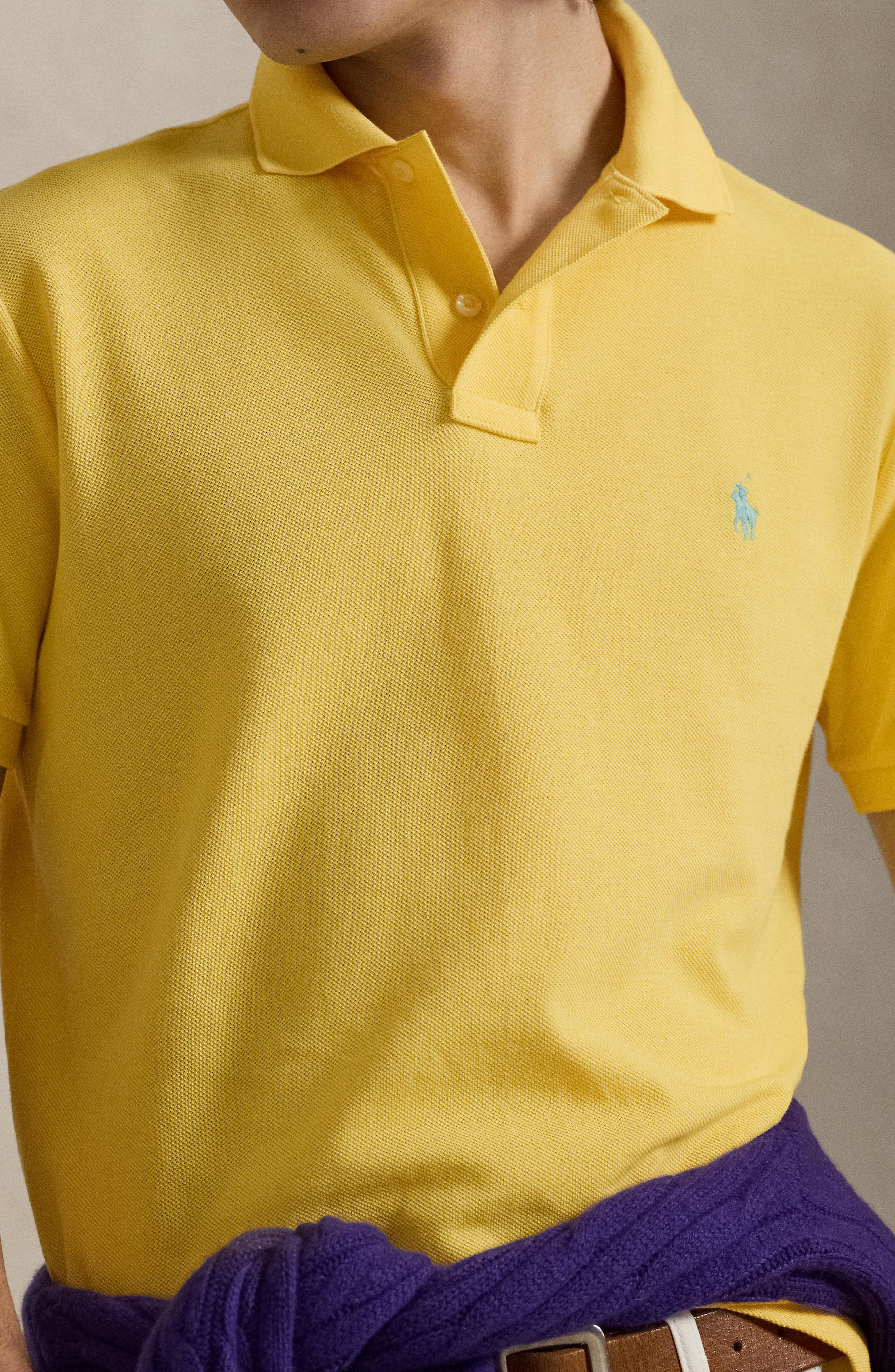 Polo Ralph Lauren The Iconic Cotton Mesh Polo (Men) | Nordstrom