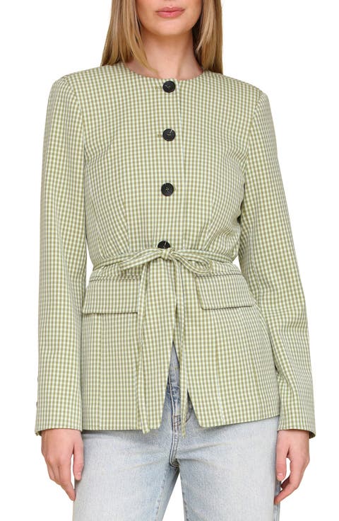 Belted Sculpted Blazer