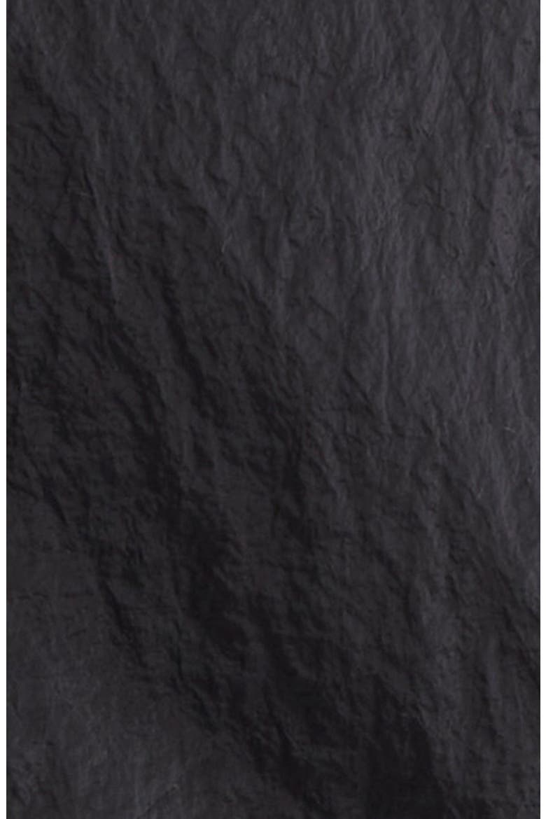 Compass Logo Patch Swim Trunks, Alternate, color, V0029 BLACK