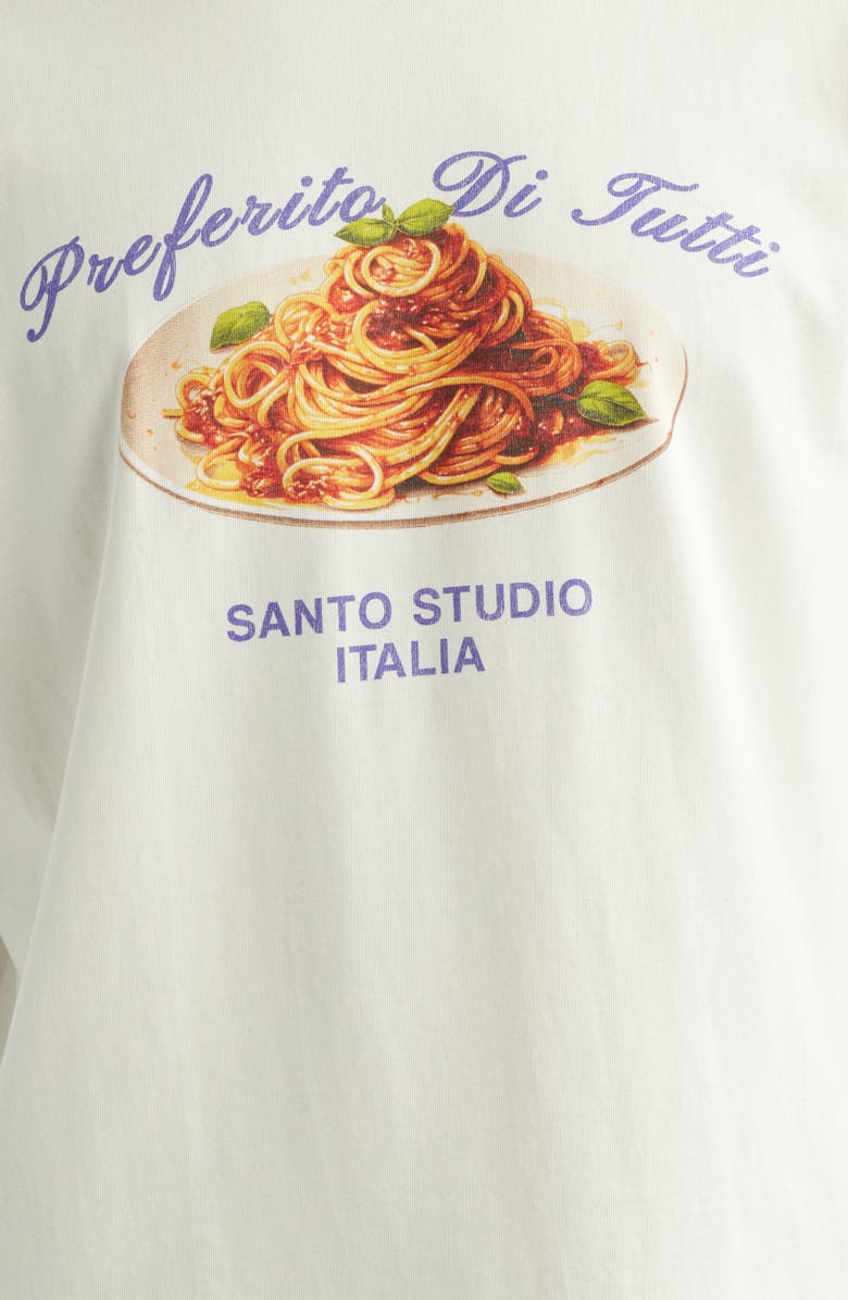 SANTO STUDIO Preferito Di Tutto Graphic Cotton T-Shirt, Alternate, color, Ivory