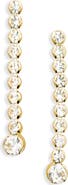 BaubleBar Graduated Crystal Linear Drop Earrings