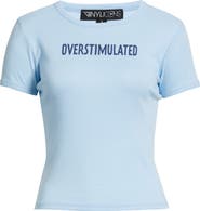 Vinyl Icons Overstimulated Graphic Baby Tee