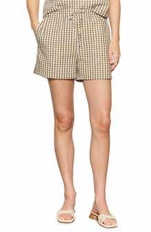 Easy Gingham Seersucker Shorts
