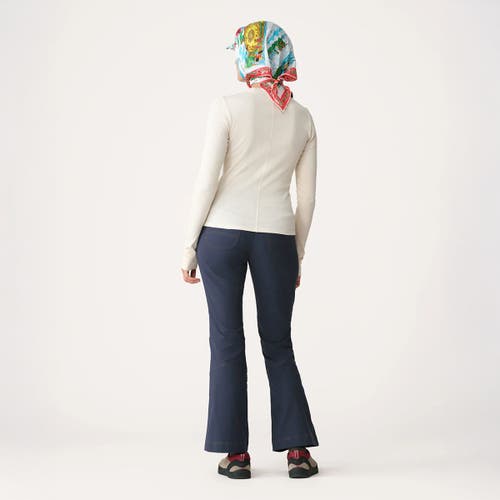 Hikerkind Ribbed Merino Long-sleeve T-shirt In White