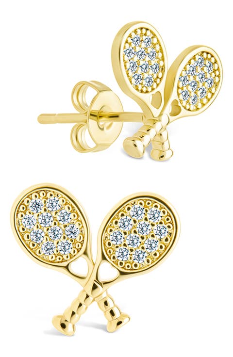 Game Set Match Stud Earrings