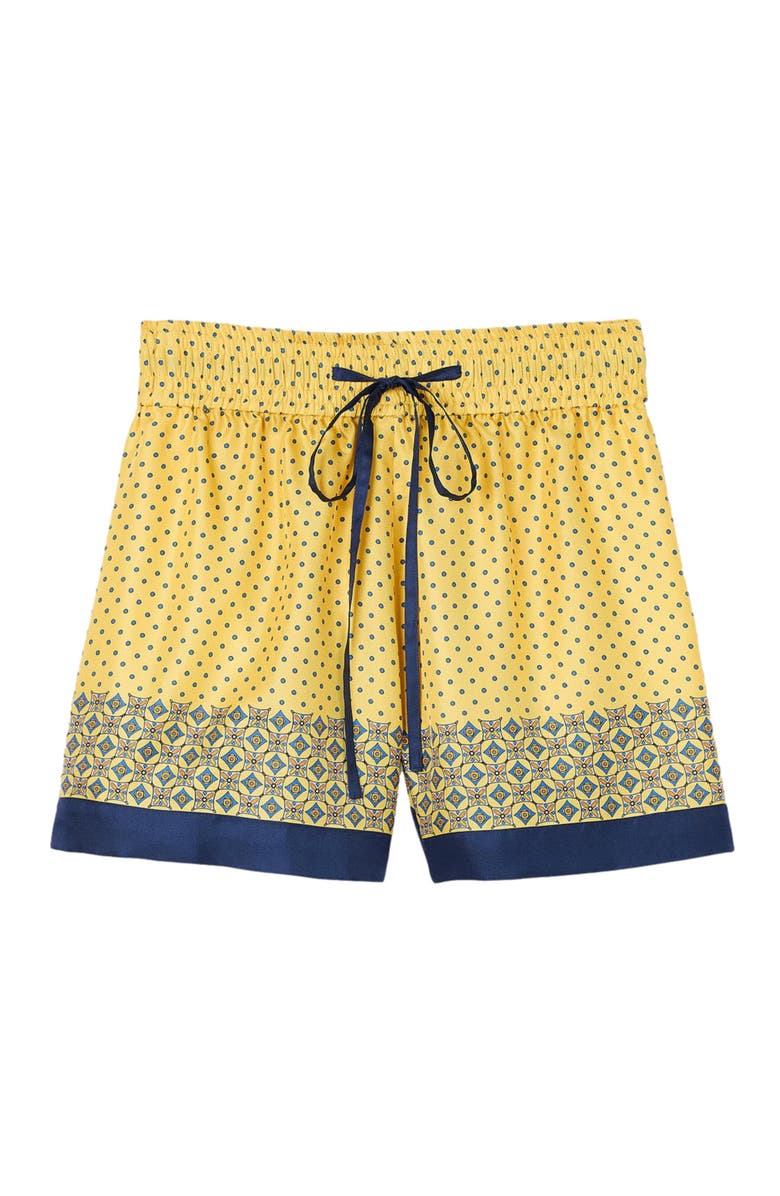 SANDRO Flowing patterned shorts, Alternate, color,