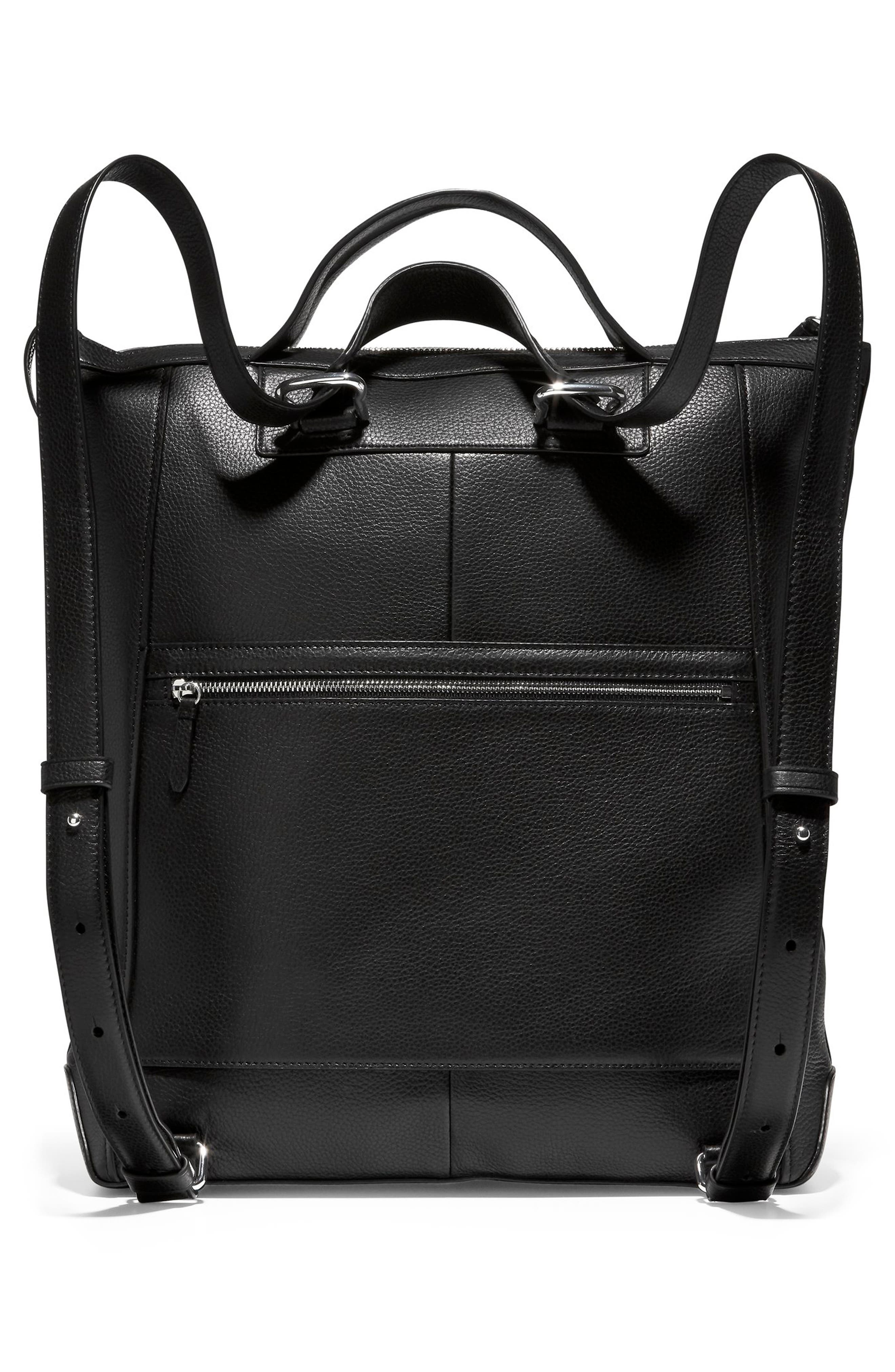Cole Haan Grand Ambition Leather Convertible Backpack, Alternate, color, 