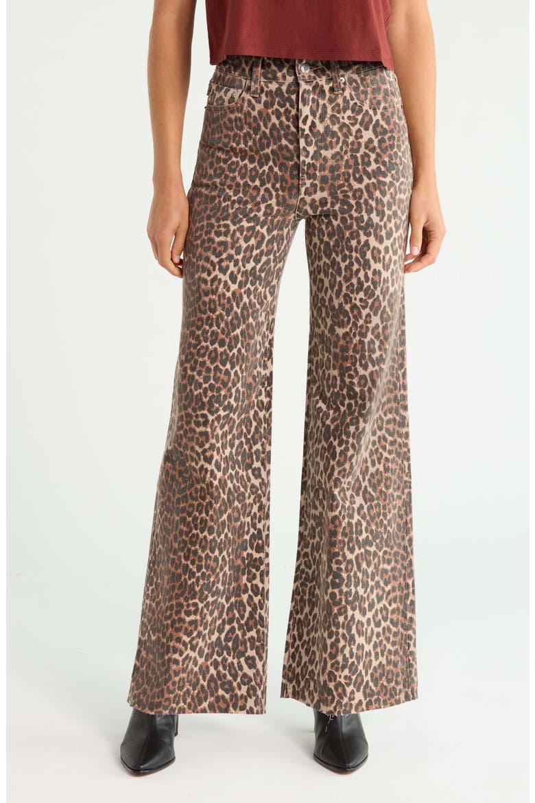 Far Out High Waist Wide Leg Jeans, Main, color, COOL CAT