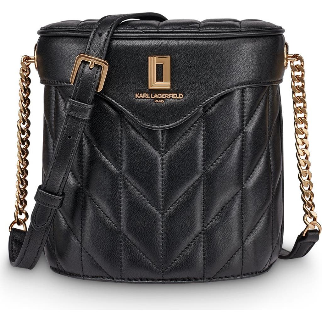 Karl Lagerfeld Paris Lafayette Crossbody In Black
