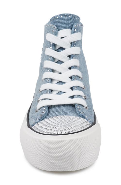 Candies Candie's Lizzy High Top Sneaker In Blue