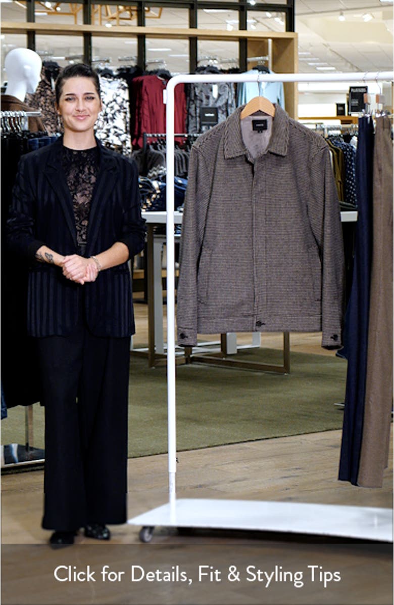 Houndstooth Bomber Jacket, sales video thumbnail