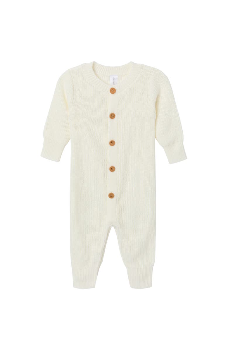 Modern Moments<sup>™</sup> by Gerber Romper & Hat Set, Alternate, color, Ivory