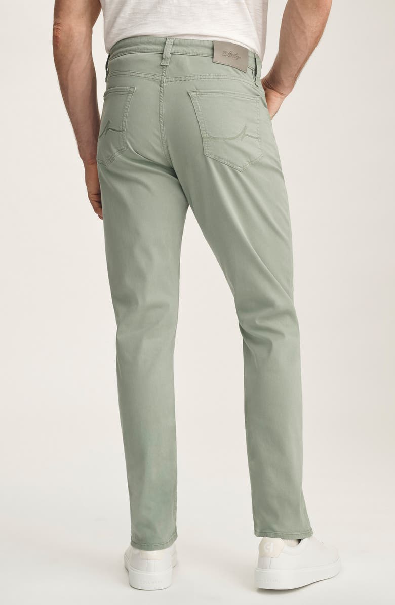 34 Heritage Courage Stretch Twill Straight Leg Pants, Alternate, color, Iceberg Green Twill