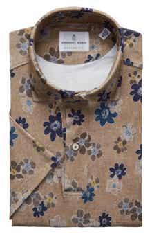 Emanuel Berg Modern Fit 4 Flex Short Sleeve Stretch Knit Polo Shirt