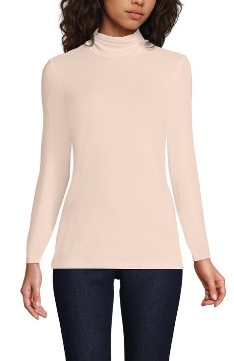 Lightweight Jersey Long Sleeve Turtleneck