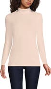 Lands' End Lightweight Jersey Long Sleeve Turtleneck
