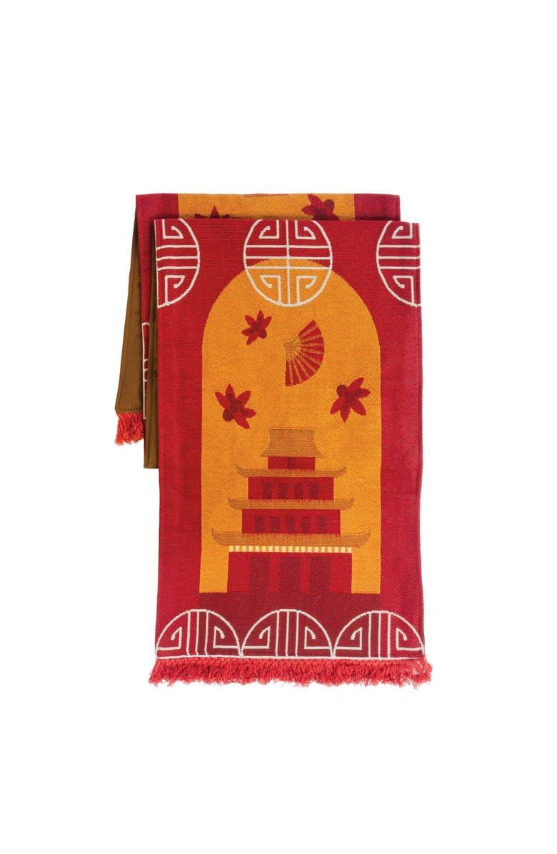 Kaplan Early Learning Company Chinese Decorative Runner, Main, color, Red