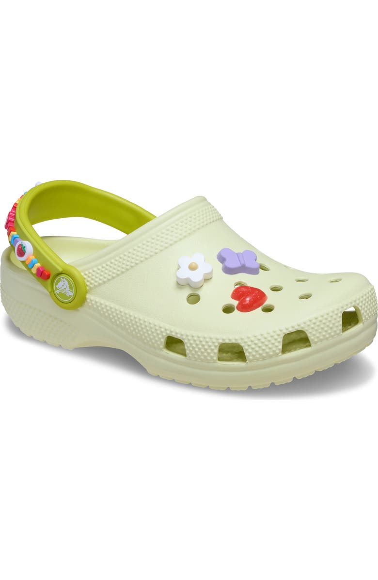 CROCS Kids' Friendship Bracelet Classic Clog, Main, color, Frothy Green