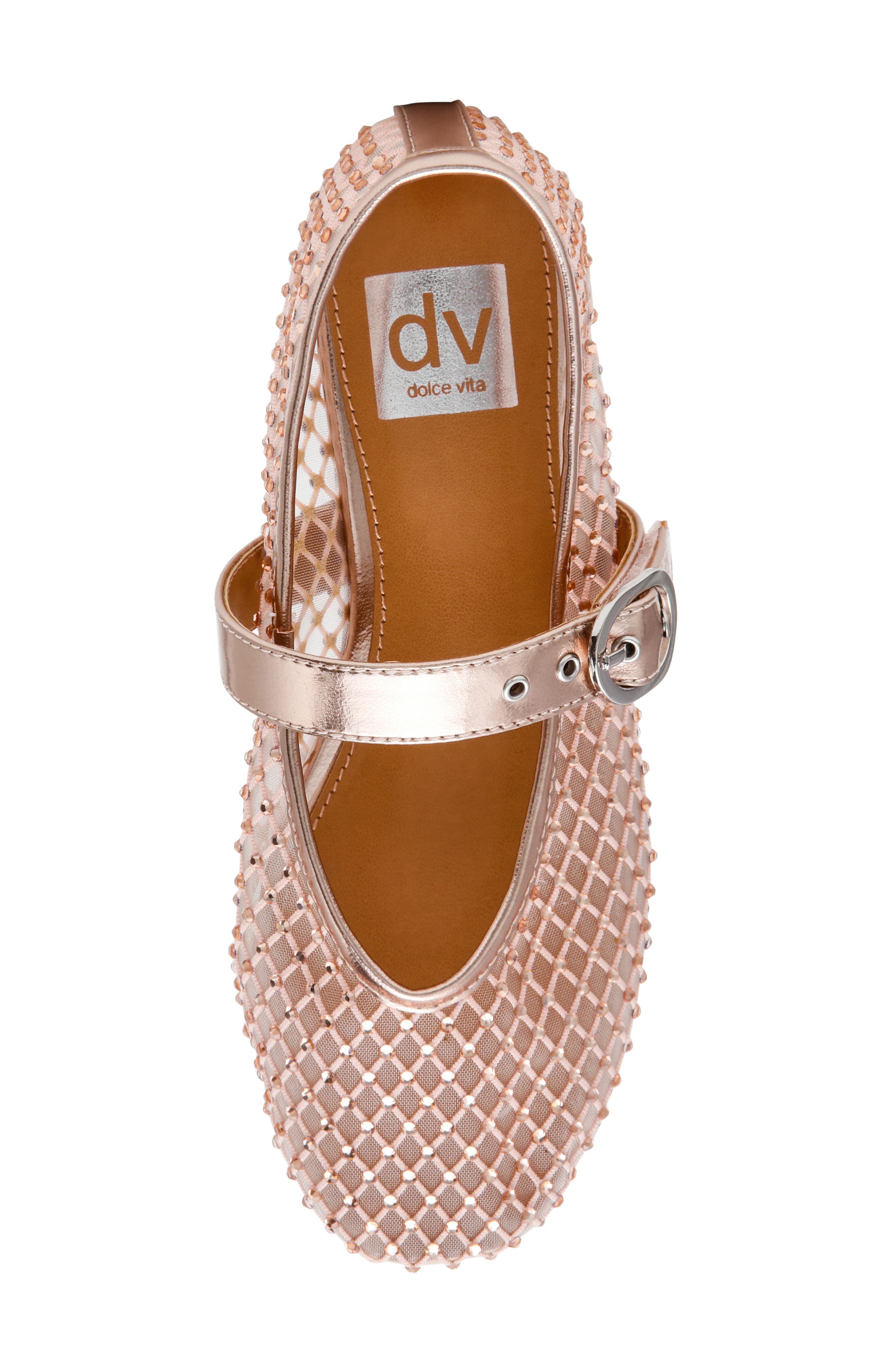 Bubby Mary Jane Flat, Alternate, color, ROSE GOLD