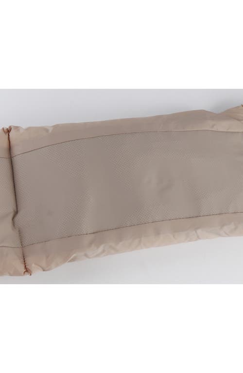 Helios The Heated Coat Paffuto Box Quilted Heated Scarf In Taupe