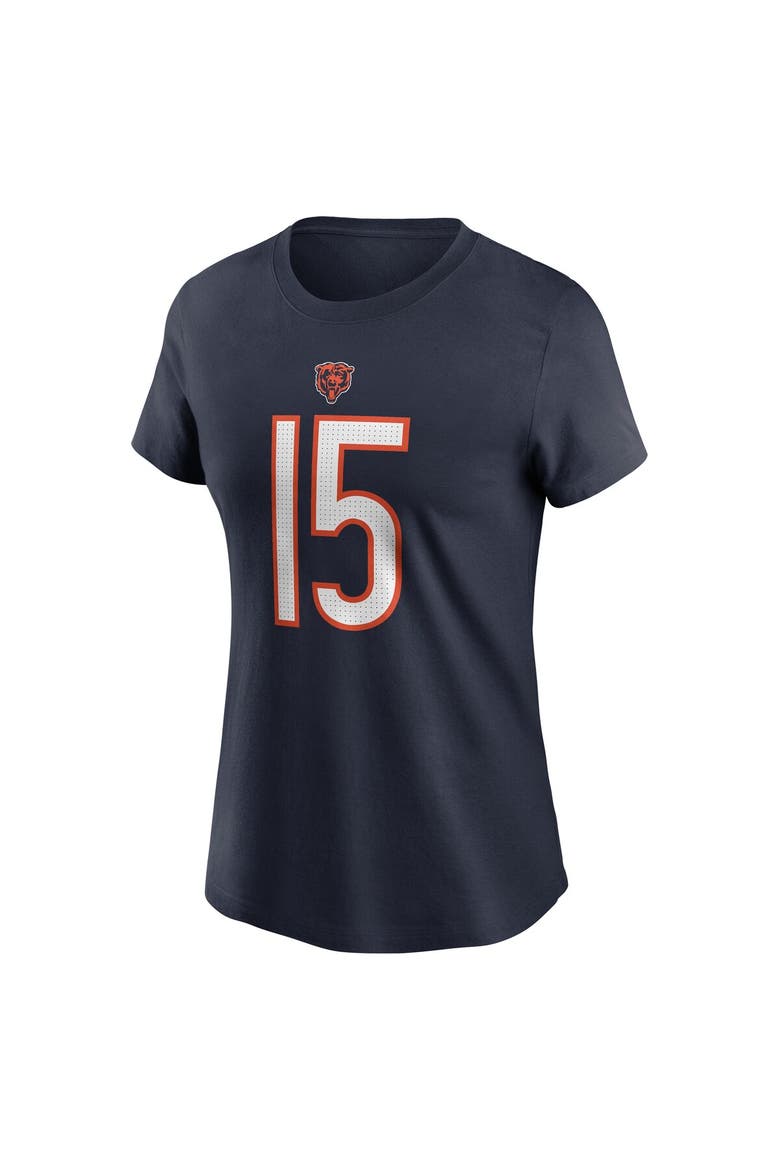 Women's Nike Rome Odunze Navy Chicago Bears 2024 NFL Draft Name & Number T-Shirt, Alternate, color, Navy
