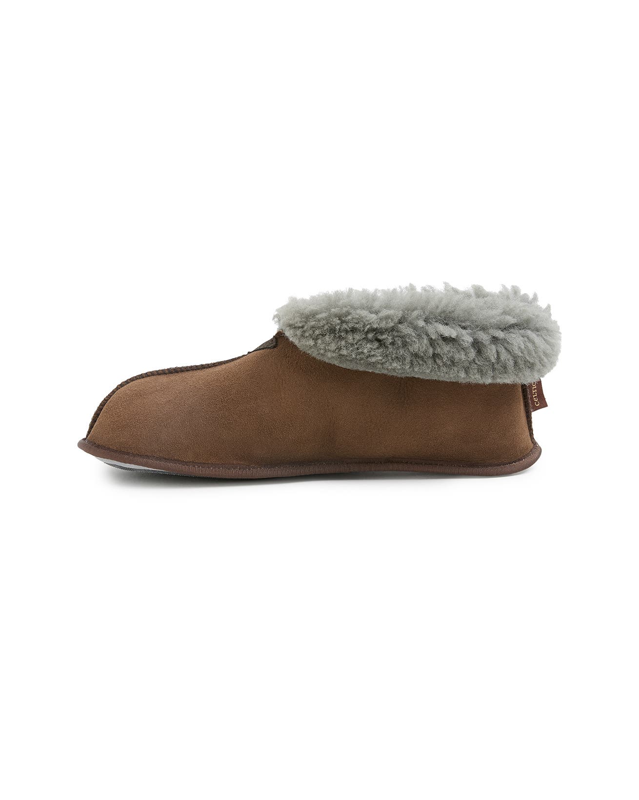 Celtic & Co. British Soft Sole Bootee Slipper, Alternate, color, Khaki