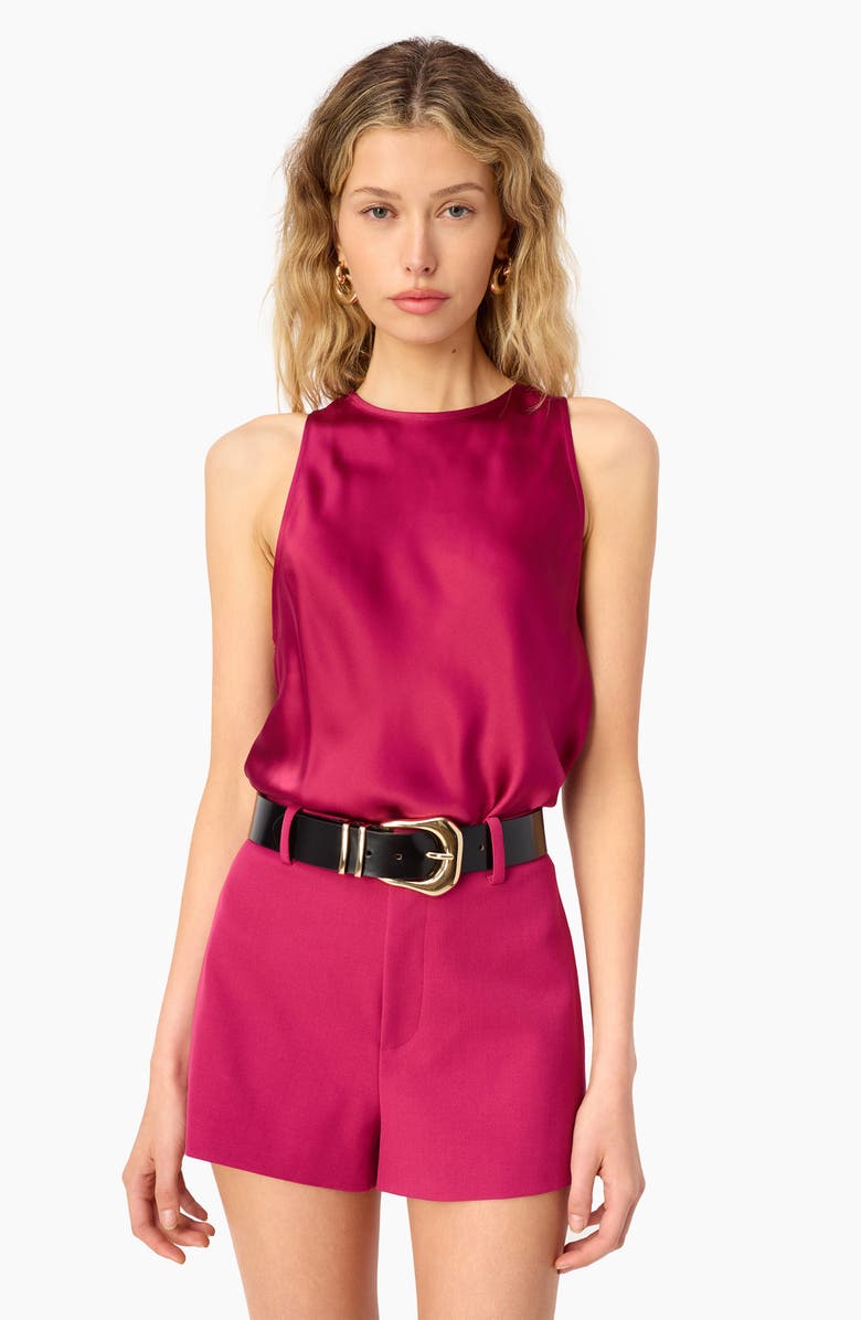 CAMI NYC Jolie High Waist Shorts, Alternate, color, Snapdragon