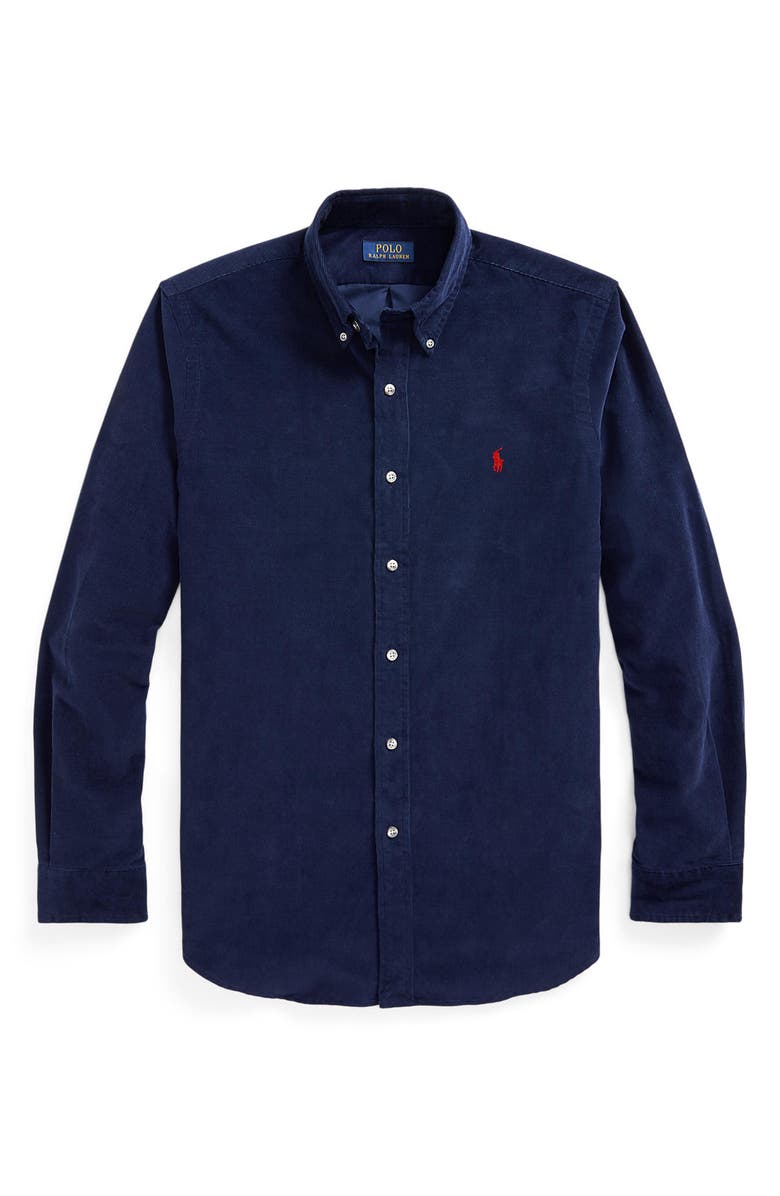 Polo Ralph Lauren Corduroy Button-Down Shirt, Alternate, color, 