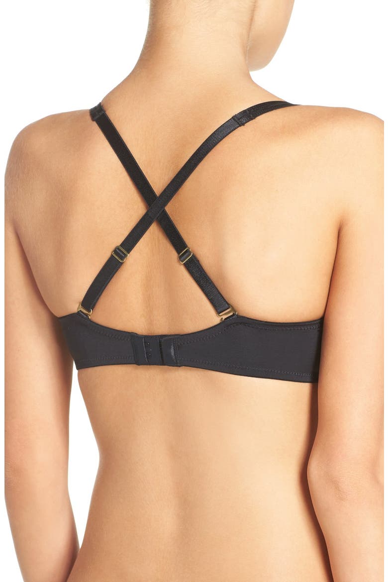 Element Full Fit Contour Underwire Bra, Alternate, color, BLACK