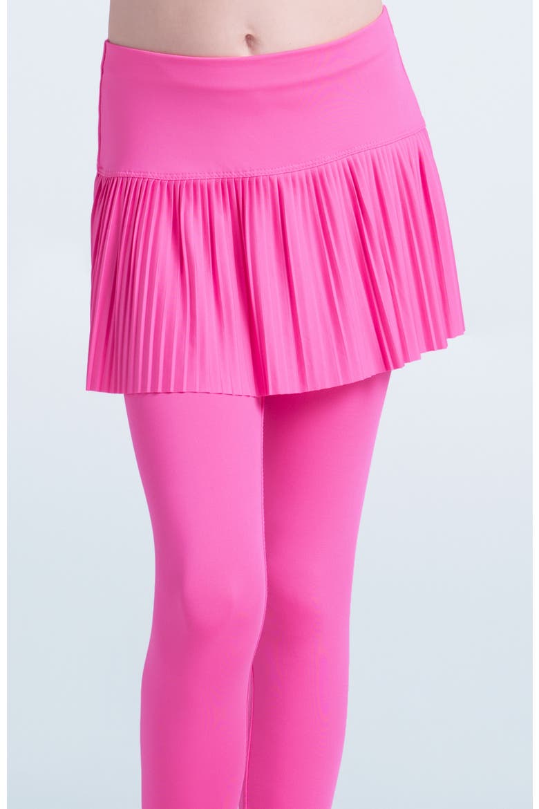 Girls' Emmy Pleated Legging, Alternate, color, Taffy