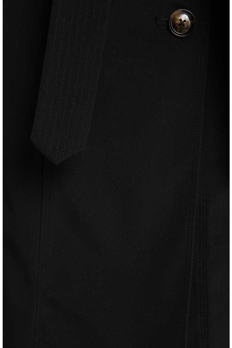 Belted Trench Coat, Alternate, color, BLACK